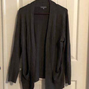 Gray boutique cardigan